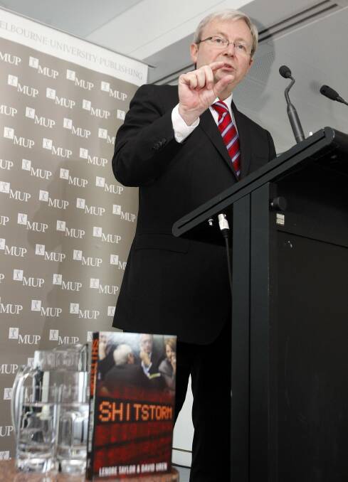 Kevin Rudd once claimed tackling climate change was the "great moral challenge". Photo: Supplied