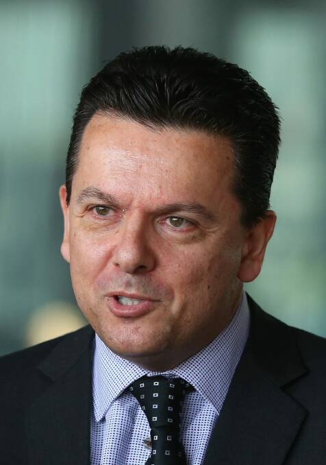 Snappy name: Nick Xenophon has set up the Nick Xenophon Team or NXT. Photo: Quinn Rooney