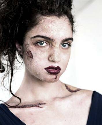 Undead: Illana Davies from HAUS Models after her zombie makeover. Photo: Studio Vita (Doug Hall)