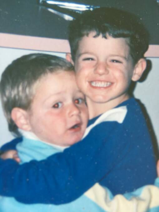 "Best friends from the start" is how mum Vicki Bensley describes her witty sons. Photo: Supplied