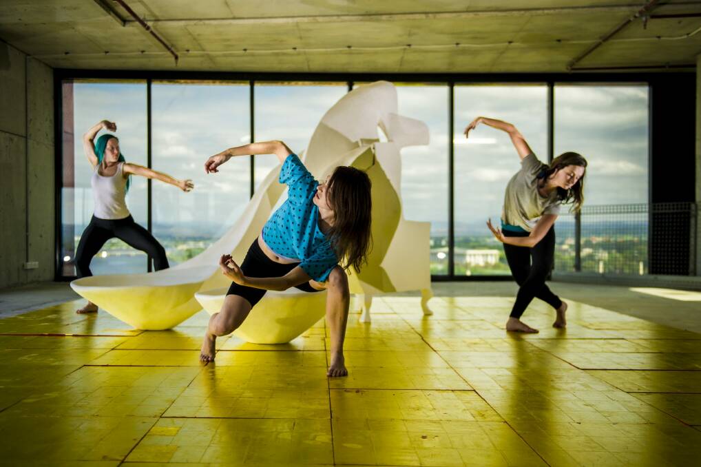 Alison McGregor, Alison Plevey and Jessica Ausserlechner will be performing at at Art, Not Apart. Photo: Jay Cronan