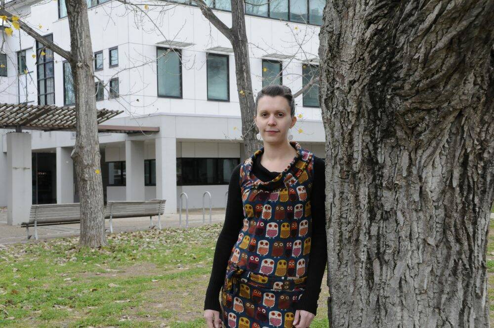 Canberra's Miriam Dunn has struggled to find long-term work since submitting her PhD in climate science two months ago. Photo: Emma Kelly