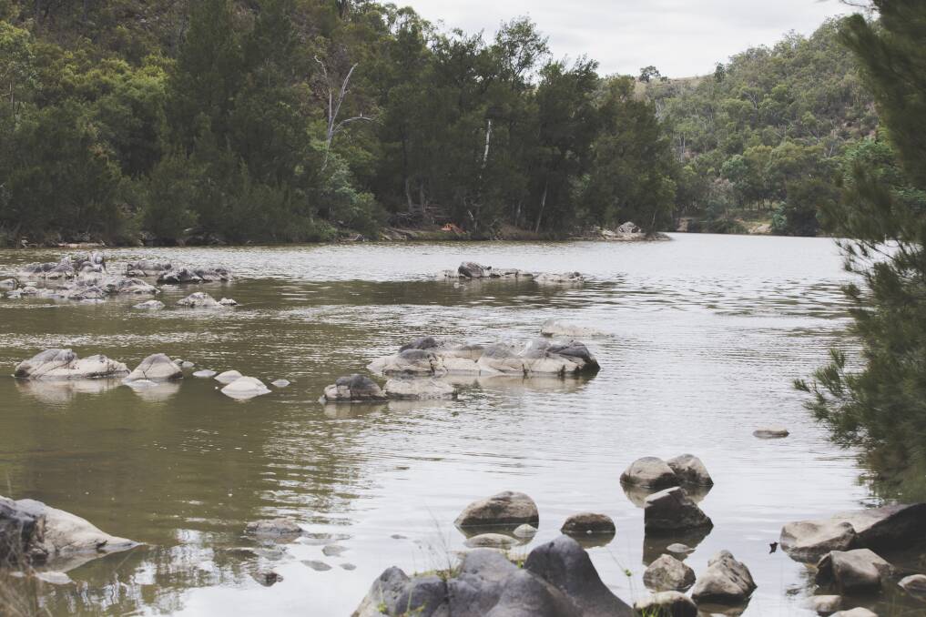 The popular Casuarina Sands swimming area near Canberra. Photo: Canberra Times