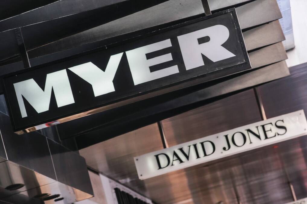 Myer said it would close stores in Colonnades in Adelaide, Belconnen in Canberra, and Hornsby in northern Sydney. Photo: Wayne Taylor