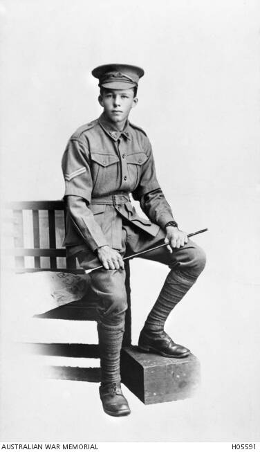 Lance Corporal James Herman Breuer. Photo: Courtesy: Australian War Memorial