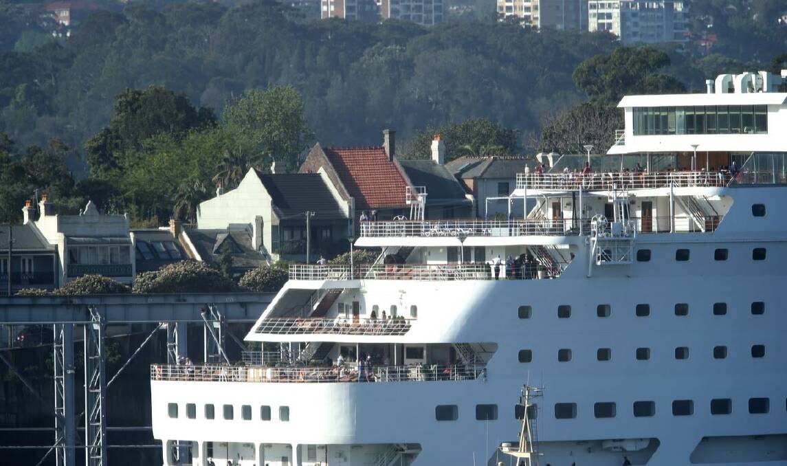 Sydney's two existing cruise terminals at Circular Quay and White Bay are struggling to keep up with rising demand.  Photo: Wolter Peeters