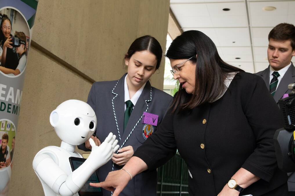 Queensland Education Minister Grace Grace explains the shift from OP scores for year 12 students to the new ATAR ranking scheme. Photo: supplied