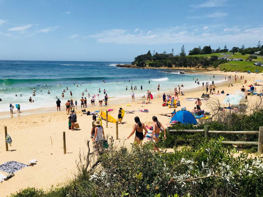 Picture perfect: the beach at Bermagui. Photo: Cheryl McCarthy