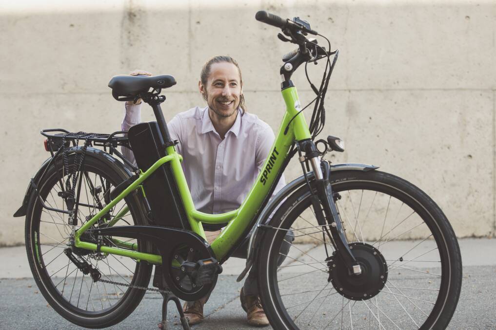 Public servant David Alexander is looking forward to commuting to work with an e-bike. Photo: Jamila Toderas