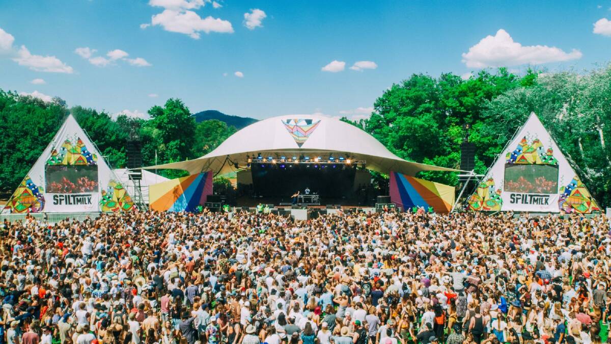 The National Capital Authority will not allow pill testing at the Spilt Milk festival, which is held on Commonwealth-managed land. Photo: supplied