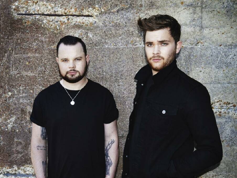 Royal Blood's Ben Thatcher  and Mike Kerr. Photo: Supplied