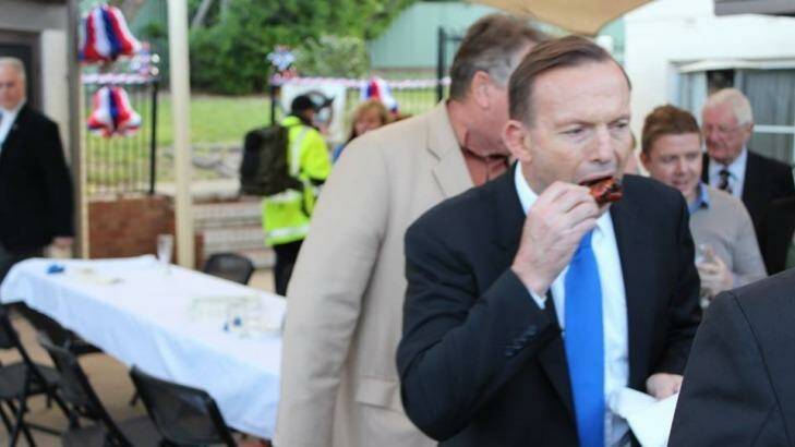 Prime Minister Tony Abbott at an event at the US Embassy this week. Photo: Facebook