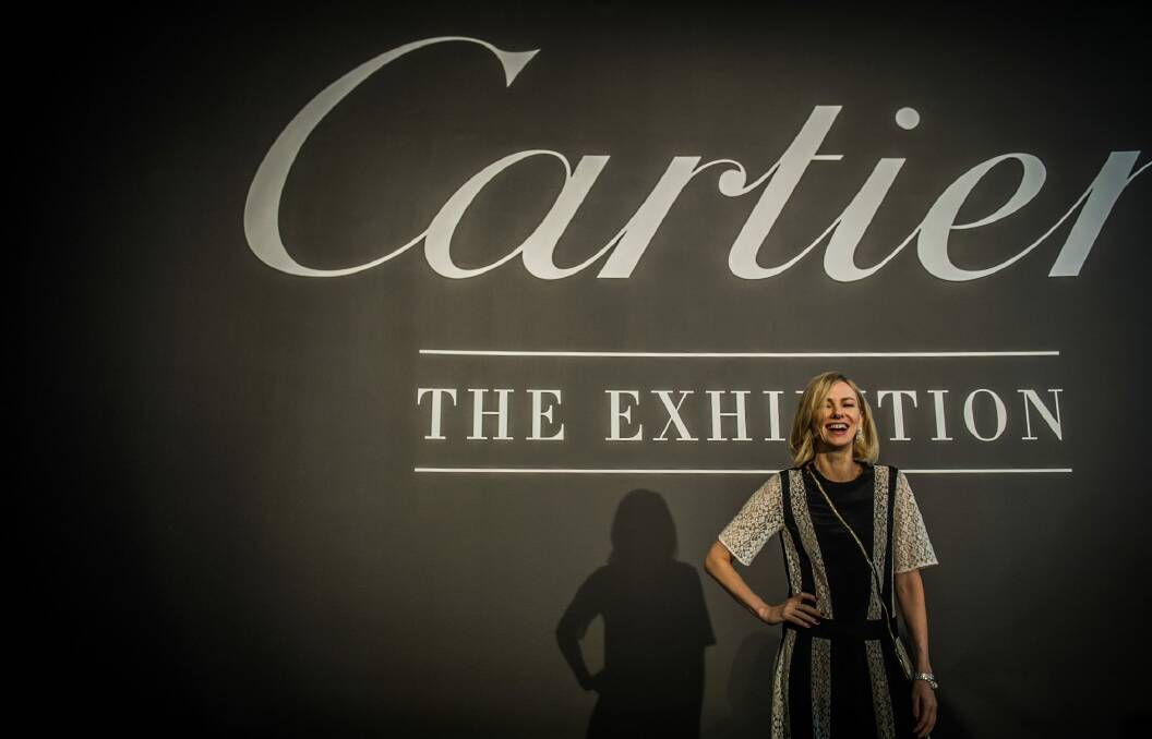 Academy-Award nominated Australian actress, Naomi Watts, was a special guest to celebrate the launch of Cartier: The Exhibition. Photo: karleen minney