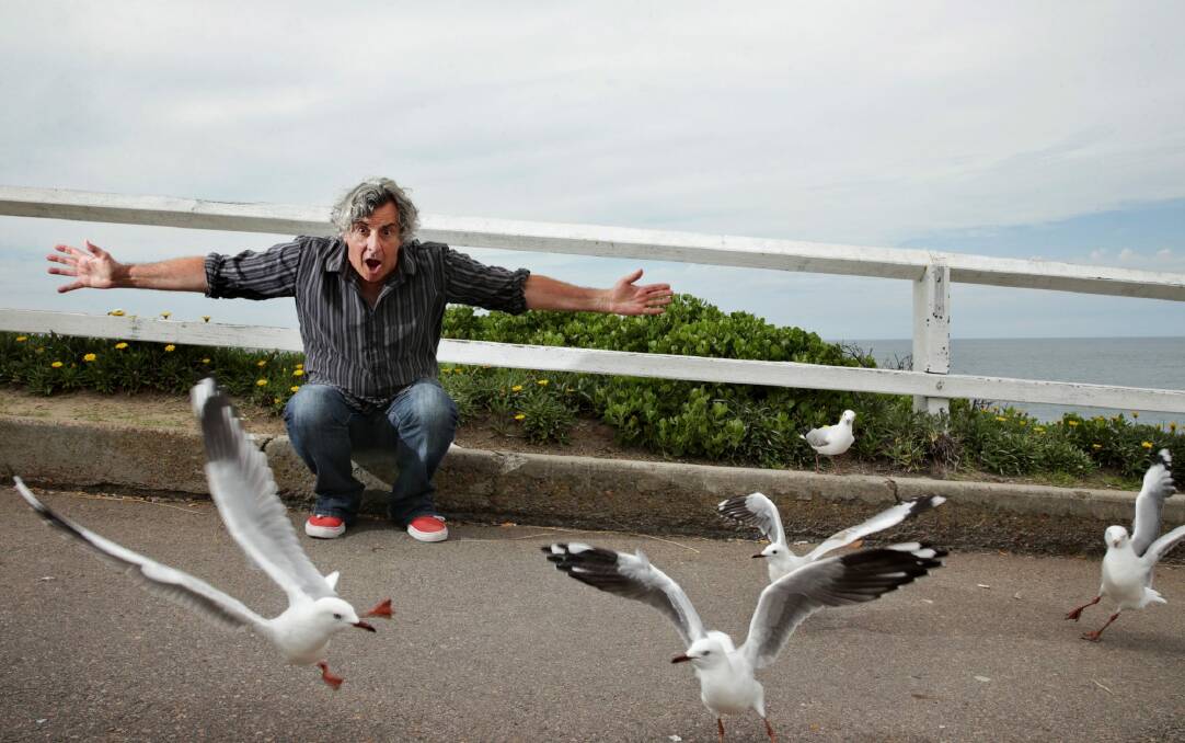 Steve Abbott, aka The Sandman, will explore how birdwatching replaced the void left by the demise of his comic character. Photo: Simone De Peak