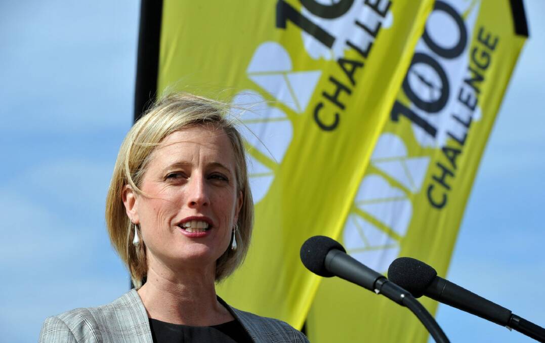 ACT Chief Minister Katy Gallagher. Photo: Graham Tidy