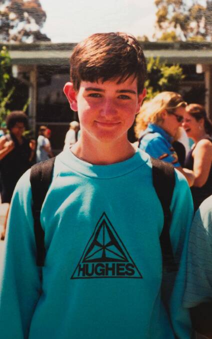 Paul in his days at Hughes Primary School, Canberra. Photo: Rohan Thomson