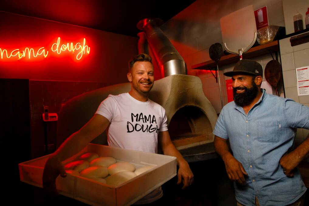Mama Dough manager Wes Heincke and owner Frank Condi. Photo: Sitthixay Ditthavong