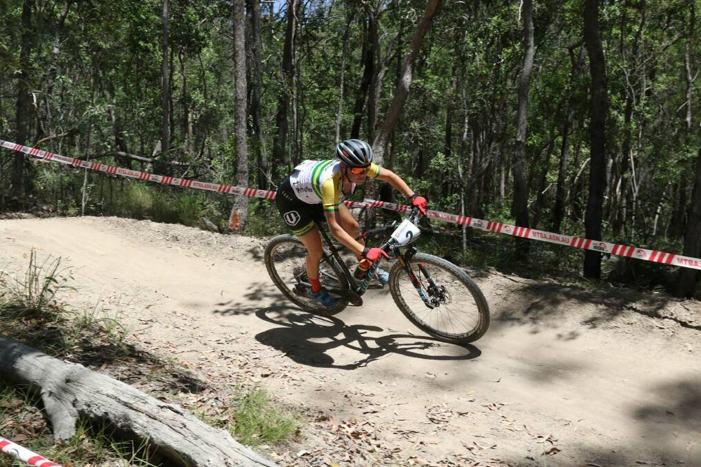 Canberra mountain bike cross country racer Rebecca McConnell (nee Henderson). Photo: Suppled