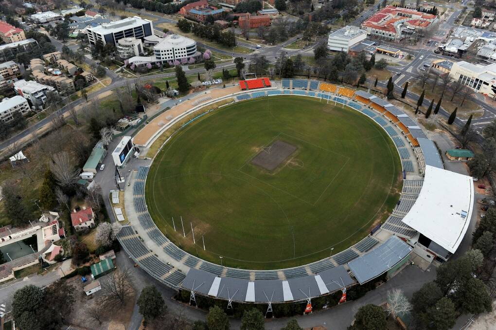 A masterplan will be developed for Manuka Oval with input from the community. Photo: Colleen Petch 