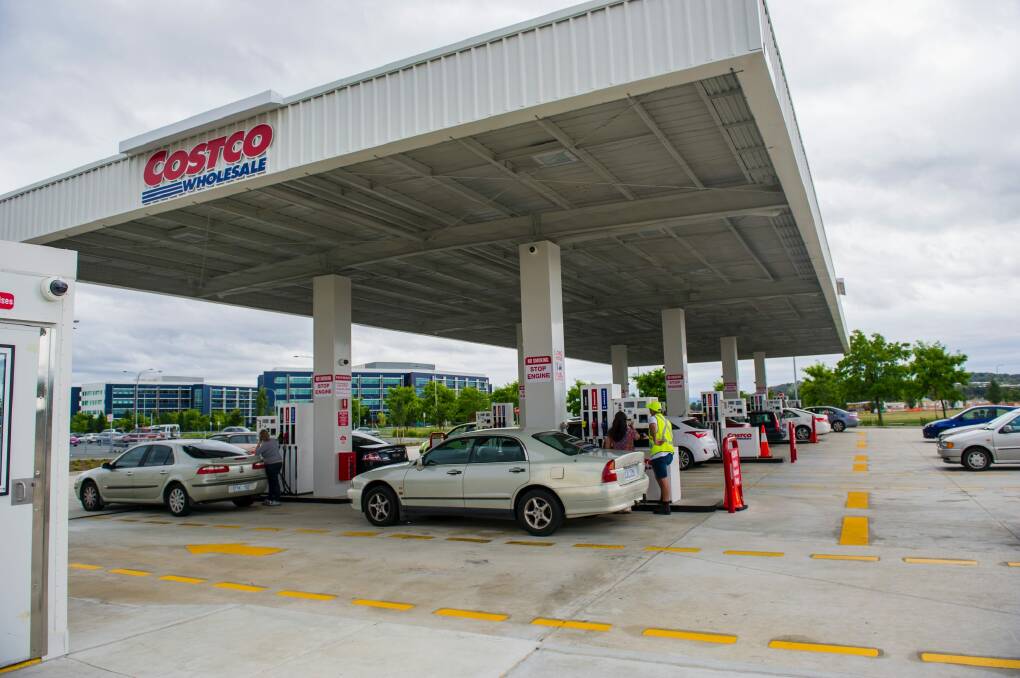 After filling up at the Costco service station in Majura Park, Tina Tian was charged more than $200,000. Photo: Jamila Toderas
