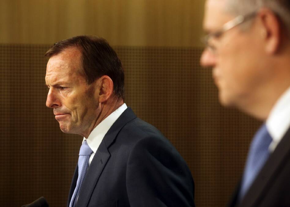 The Abbott government doesn't have a moment to lose in repairing its standing with voters. Photo: Fiona Morris