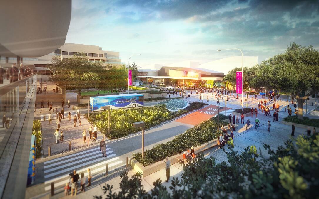 Concept images for the new Metro Cultural Centre station at South Brisbane, as part of the council's Brisbane Metro plans. Photo: Brisbane City Council