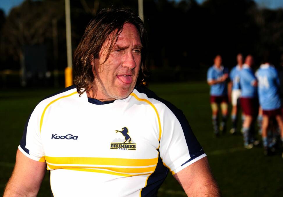 Geoff Didier after an exhibition game in 2012.  Photo: Stuart Walmsley