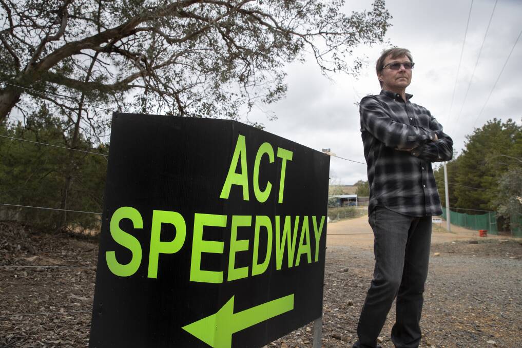 Ridgeway resident Jari Hentila is worried about the prospect of more night racing at ACT Speedway.  Photo: Sitthixay Ditthavong