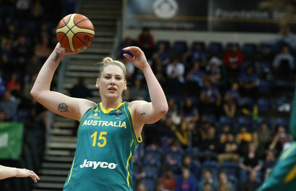 Lauren Jackson is recovering from knee surgery. Photo: Jeffrey Chan