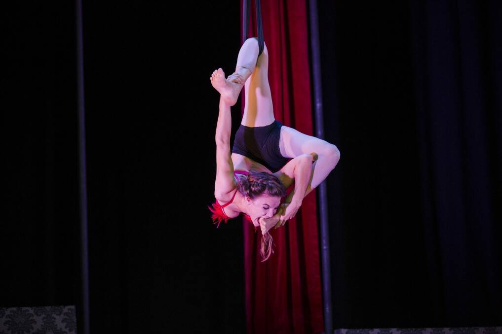 Bridie Hooper performs in Circa's new show <i>Beyond</i> at the Canberra Theatre.  Photo: Jamila Toderas