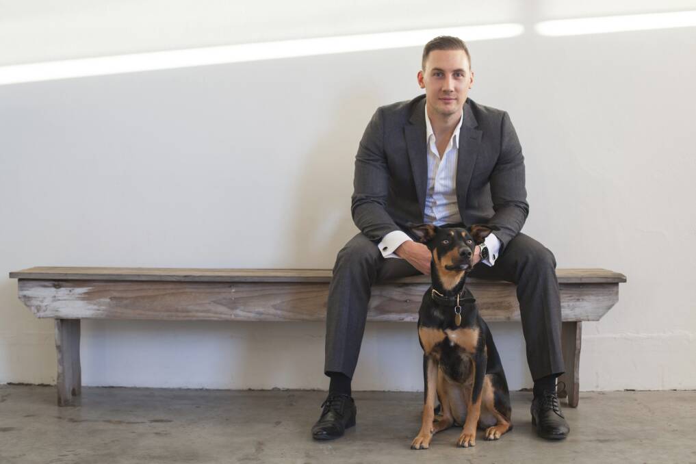 CannPal founder and Canberran for more than two decades Layton Mills is helping to develop cannabis-based treatments for pets. Photo: Supplied