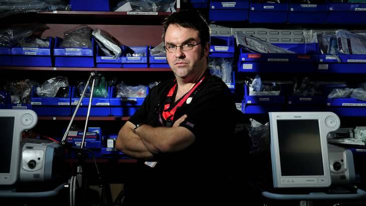 Doctor David Caldicott, the new toxicology expert at Calvary Hospital's emergency department. Photo: Jay Cronan
