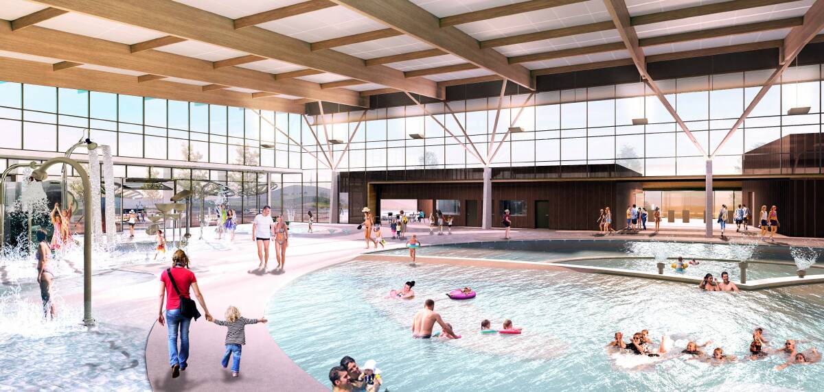 As well as the eight-lane lap pool, the leisure pool will be more than 200 square metes in size and include a toddlers pool. Photo: Supplied