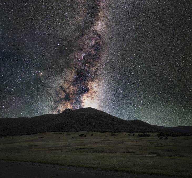The Milky Way over the Orroral Valley. Photo: Ari Rex