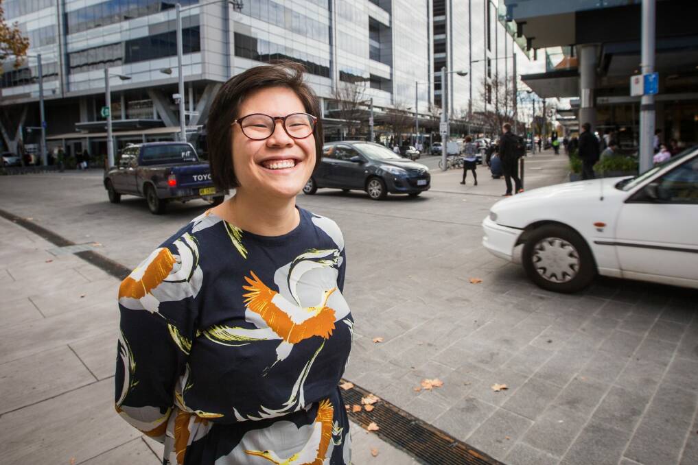 Charlene Liau is first ACT resident to win Australia's young planner of the year. Photo: Matt Bedford 