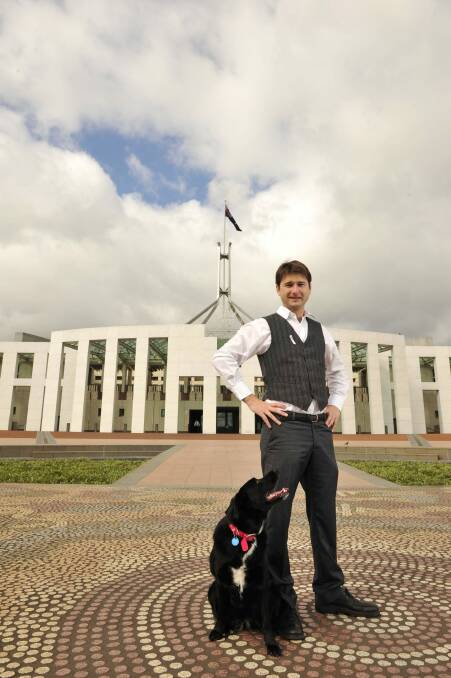 Steven Bailey will lead the Australian Sex Party to the ACT 2016 election.  Photo: Jay Cronan