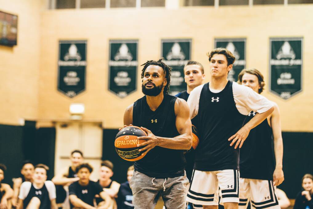 Patty Mills grew up with a similar club called Shadows. Photo: Under Armour