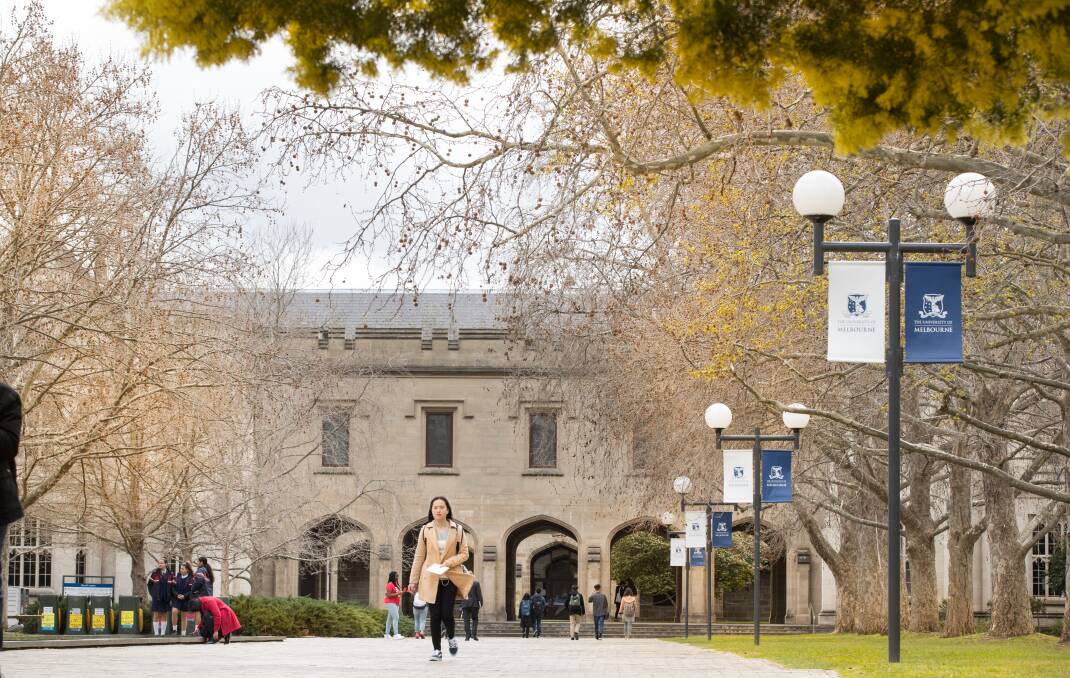 The University of Melbourne has been ranked the top Australian institution. Photo: Simon Schluter