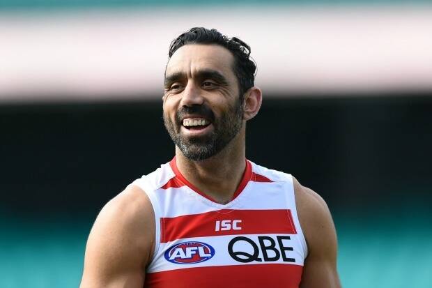 Great expectations: Adam Goodes is the latest sports star approached to run for parliament. Photo: Brendan Esposito
