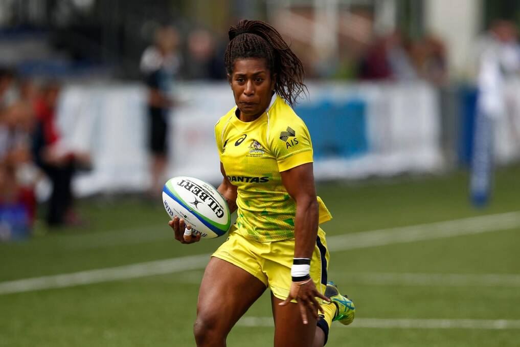 Ellia Green turned her back on sprinting to take up rugby. Photo: Supplied
