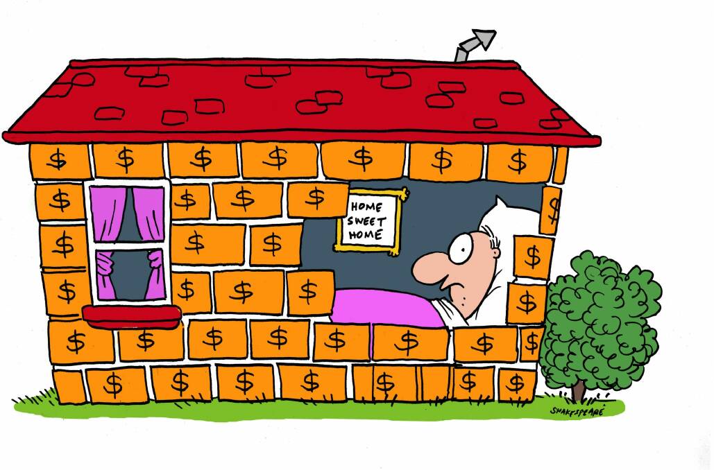 Paying off the family home is now a more attractive strategy than saving in superannuation. Photo: John Shakespeare