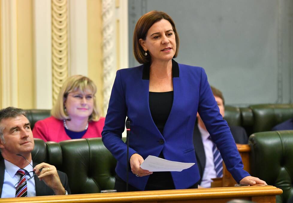 LNP leader Deb Frecklington has not yet outlined whether opposition MPs will get a conscience vote on abortion legislation. Photo: AAP Image/ Darren England