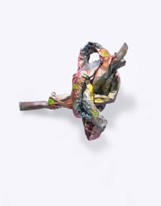 Lynda Benglis, <i>Roberta</i>, 1974 in <i>Paintings amongst other things</i> at ANU Drill Hall Gallery. Photo: Collection: National Gallery of Australia. © Lynda Benglis/VAGA. Licensed by Viscopy, 2018