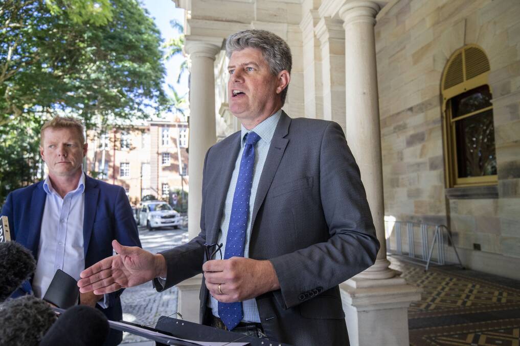 Local Government Minister Stirling Hinchliffe announced that the tribunal would form part of major legislative changes to Queensland's Local Government Act. Photo: Glenn Hunt