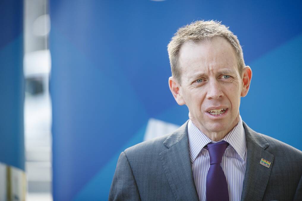 Sustainability Minister Shane Rattenbury, who said he was considering the commission's report. Photo: Sitthixay Ditthavong.