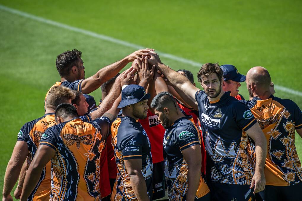 All for one: The Brumbies hope Canberra fans will back them this year. Photo: Karleen Minney