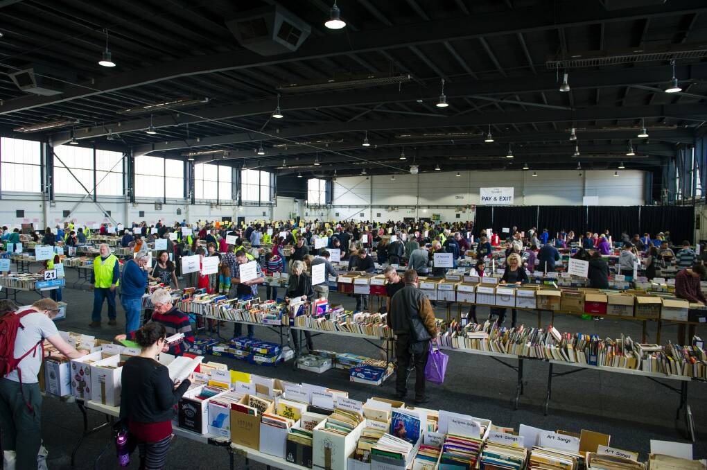 The Lifeline Book fair doesn't just offer books but records, board games, DVDs and consoles. Photo: Dion Georgopoulos
