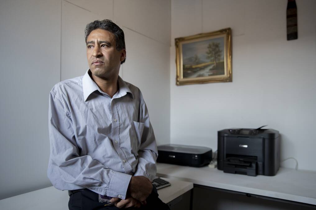 David Edwards says his company Special Care is owed $30,000 by the National Disability Insurance Agency after looking after a stroke patient.  Photo: Sitthixay Ditthavong