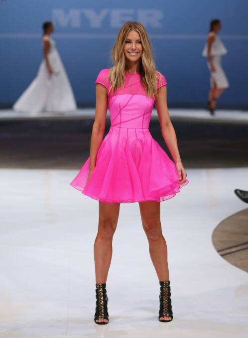 The '80s are here again: Jennifer Hawkins.  Photo: Getty Images