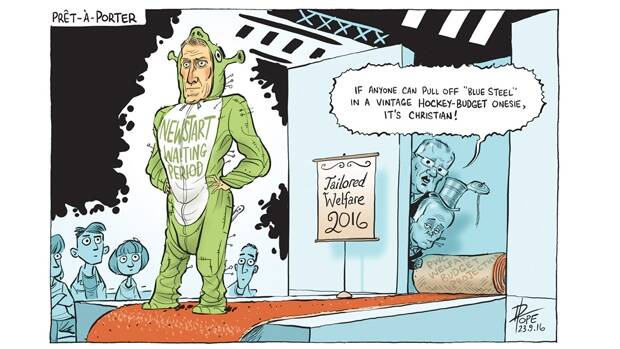 Canberra Times Editorial cartoon. Photo: David Pope